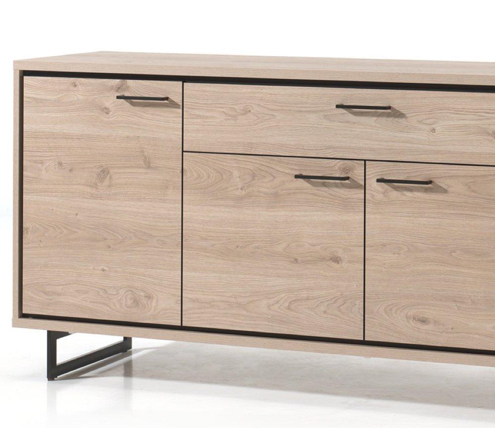 Buffet contemporain moderne en bois pieds métal design - Souffle d'intérieur