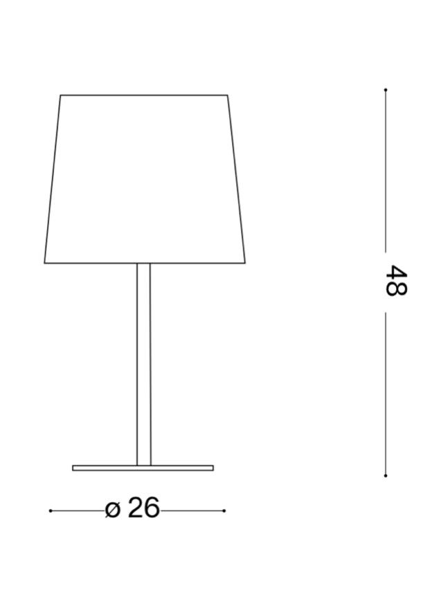 Lampe à poser design de table noir et doré -  SOUFFLE D'intérieur