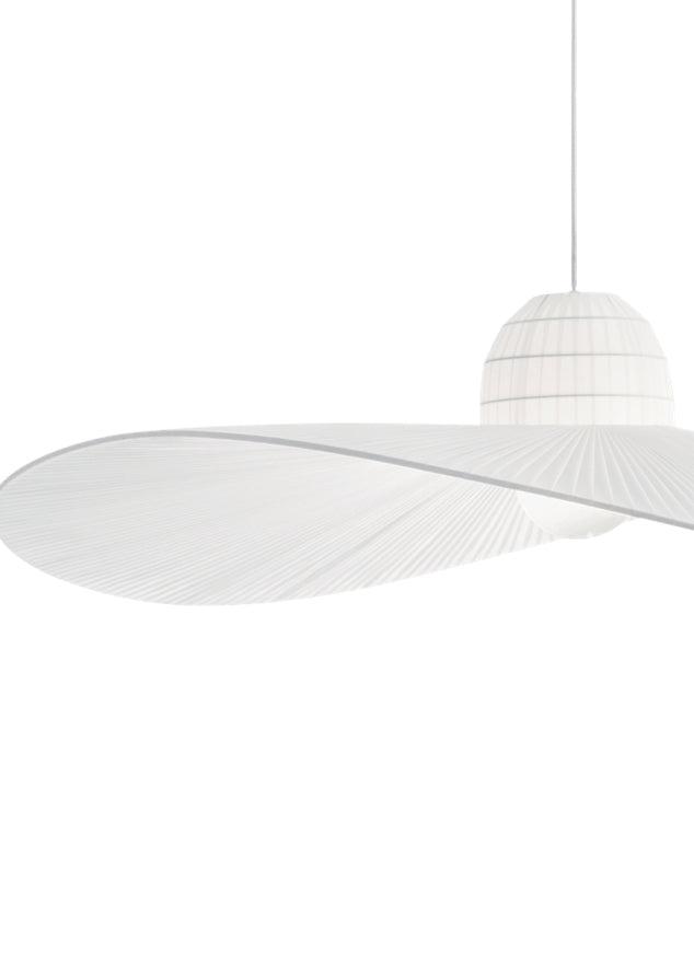 Suspension en tissu blanc au design moderne - Maria