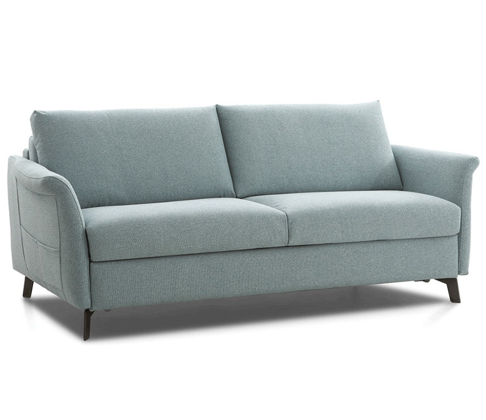 Canapé convertible en tissu bleu design rapido - Souffle d'intérieur