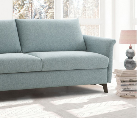 Canapé convertible en tissu bleu design rapido  - Souffle d'intérieur