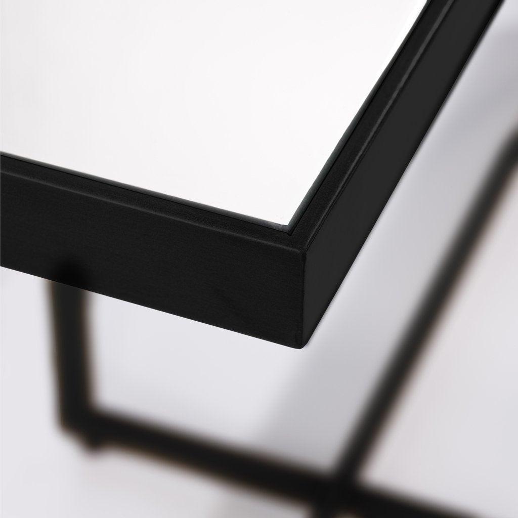 Console d'entrée contemporaine pieds métal noir - Souffle d'intérieur