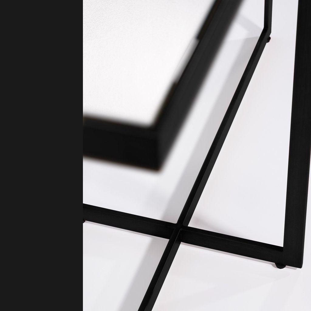 Console d'entrée contemporaine pieds métal noir - Souffle d'intérieur