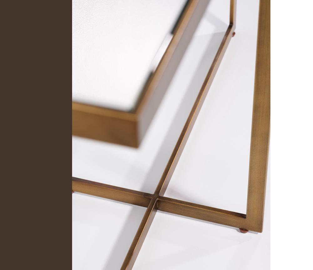 Console d'entrée miroir design moderne - Souffle d'intérieur
