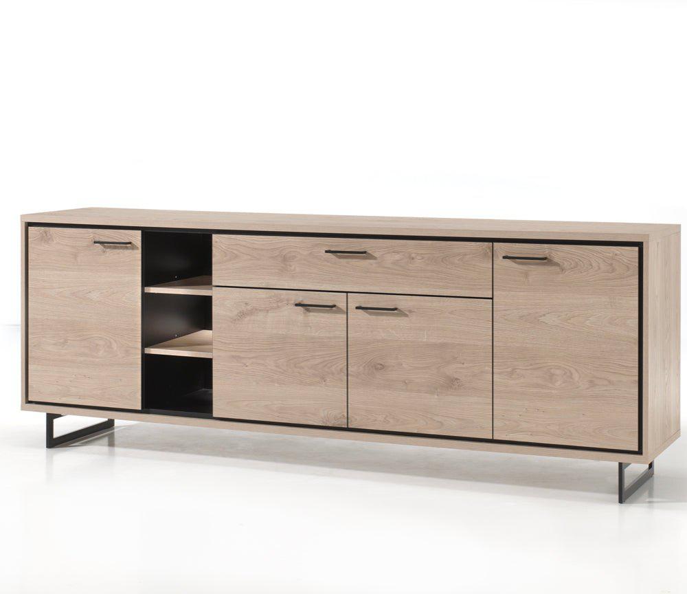 Buffet contemporain moderne en bois pieds métal design - Serge