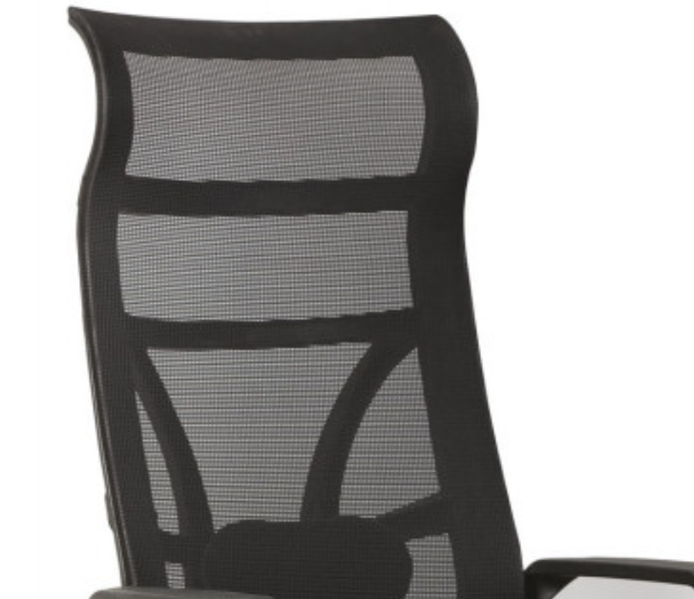 Fauteuil de bureau noir sur roulettes - Alphonse
