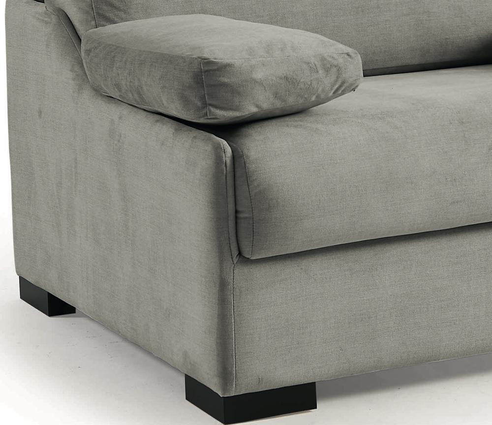 Fauteuil lit 1 place convertible rapido en tissu avec un zoom sur l'accoudoir - Souffle d'intérieur