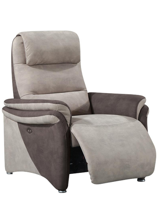 Fauteuil relax électrique en tissu confortable - Zelda