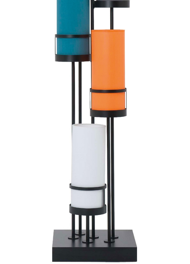 Lampadaire de salon design sur pied  italien multicolor - SIXT - Flamluce - Souffle d'intérieur