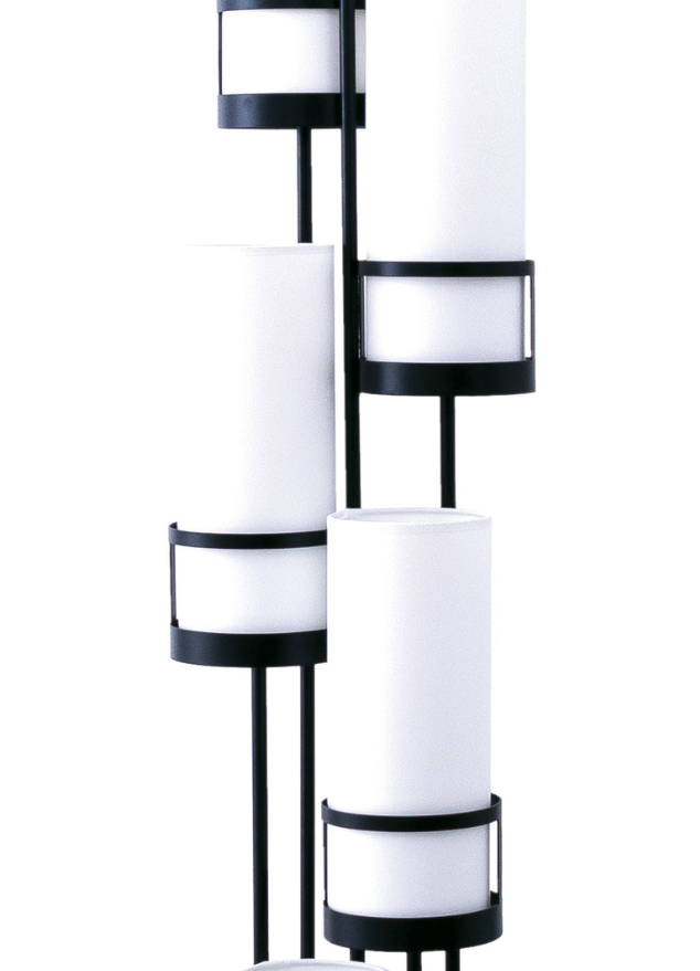 Lampadaire design luxe de salon blanc uni - Sixteen - Souffle d'intérieur