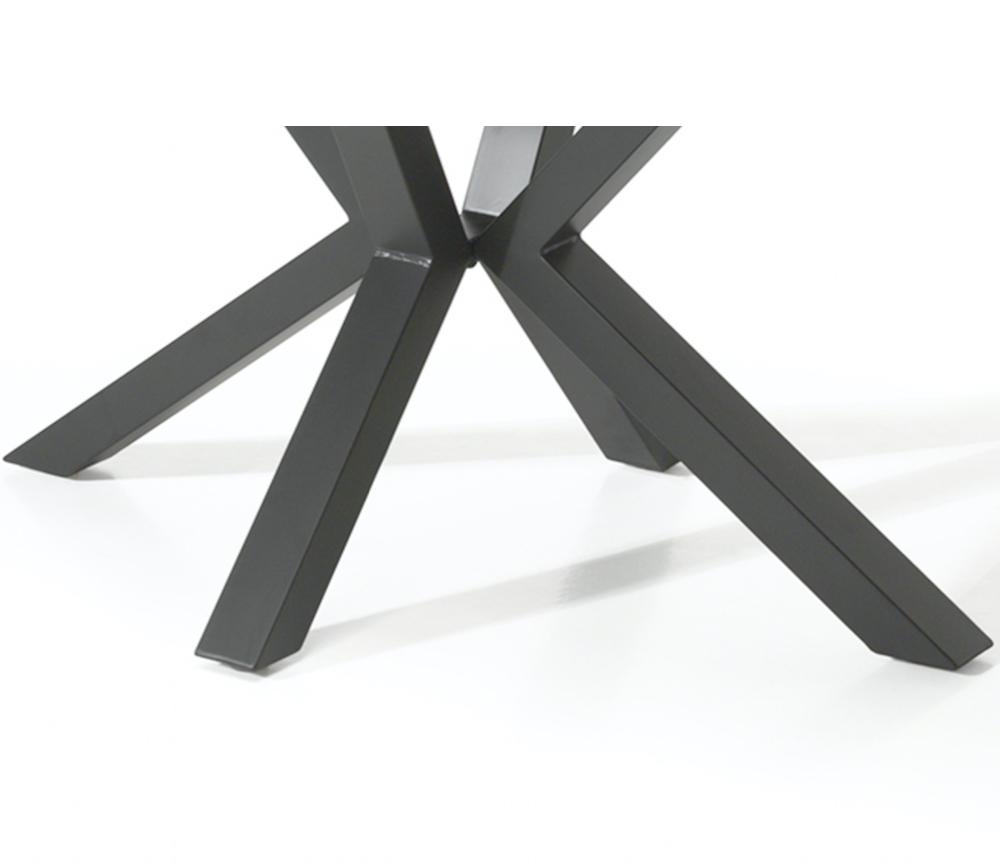 Table céramique extensible design gris anthracite L 180cm - Sarah