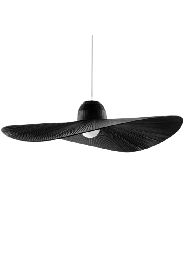 Suspension en tissu design italien noir - SOUFFLE D'intérieur