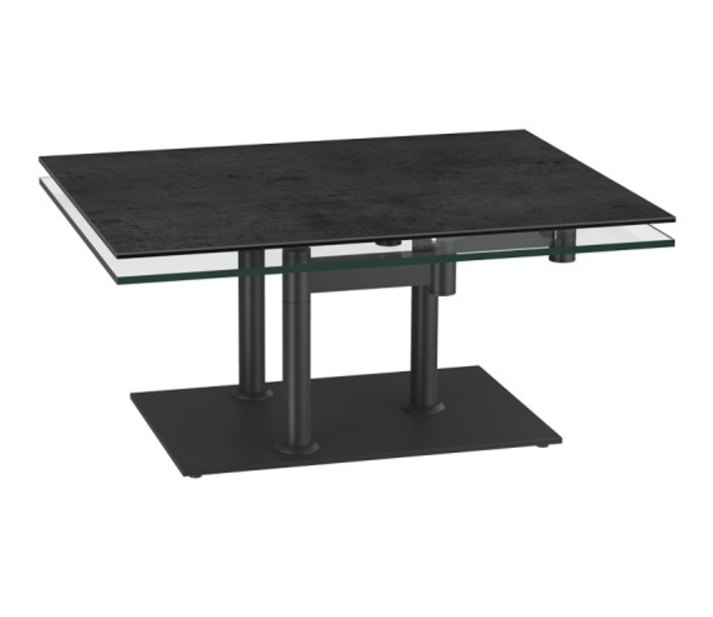 table basse céramique pivotante - akante - Souffle d'intérieur