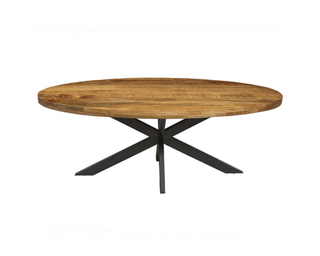 Table ovale extensible