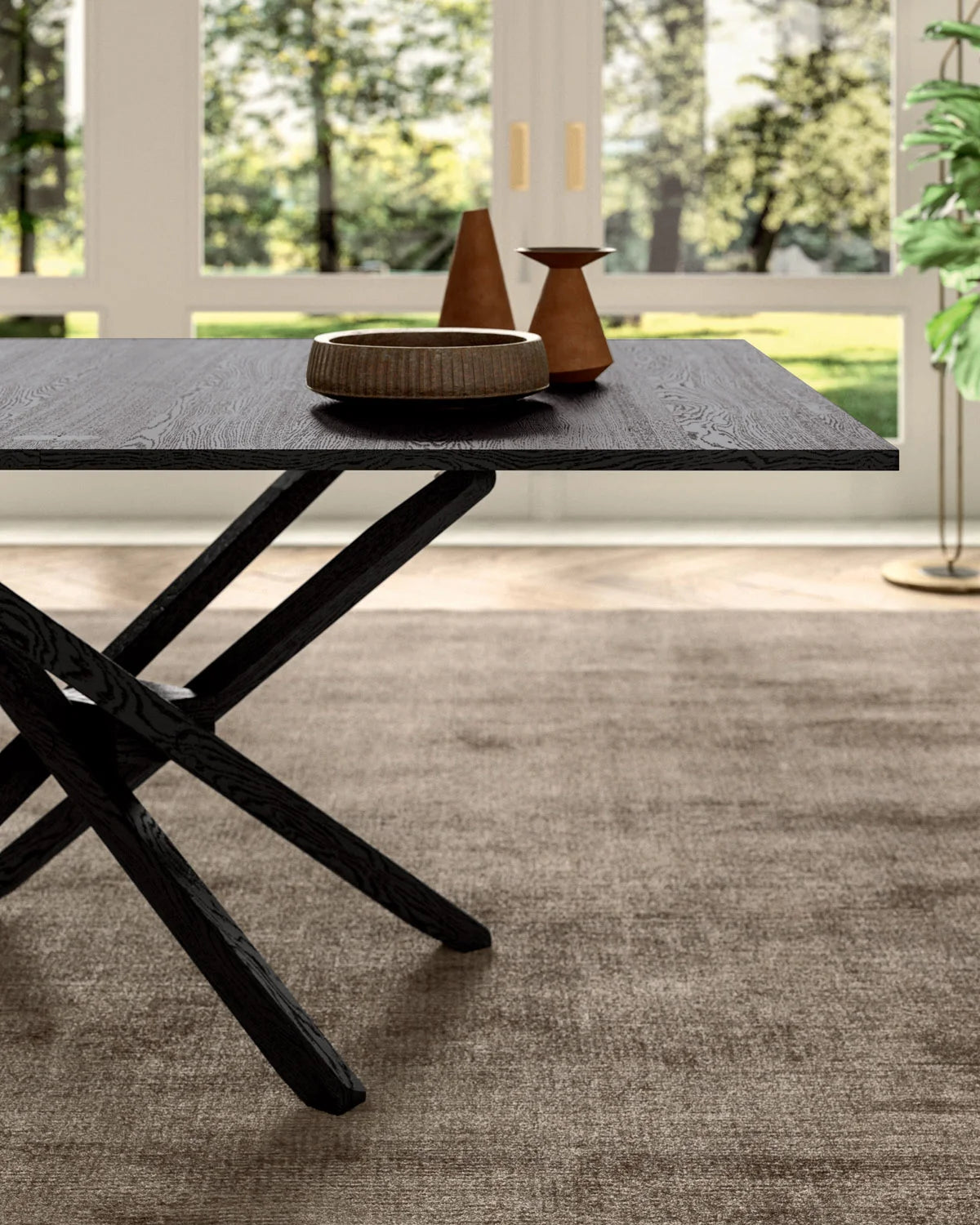 Table basse relevable et extensible en bois Su&Giù Ozzio – vue 3