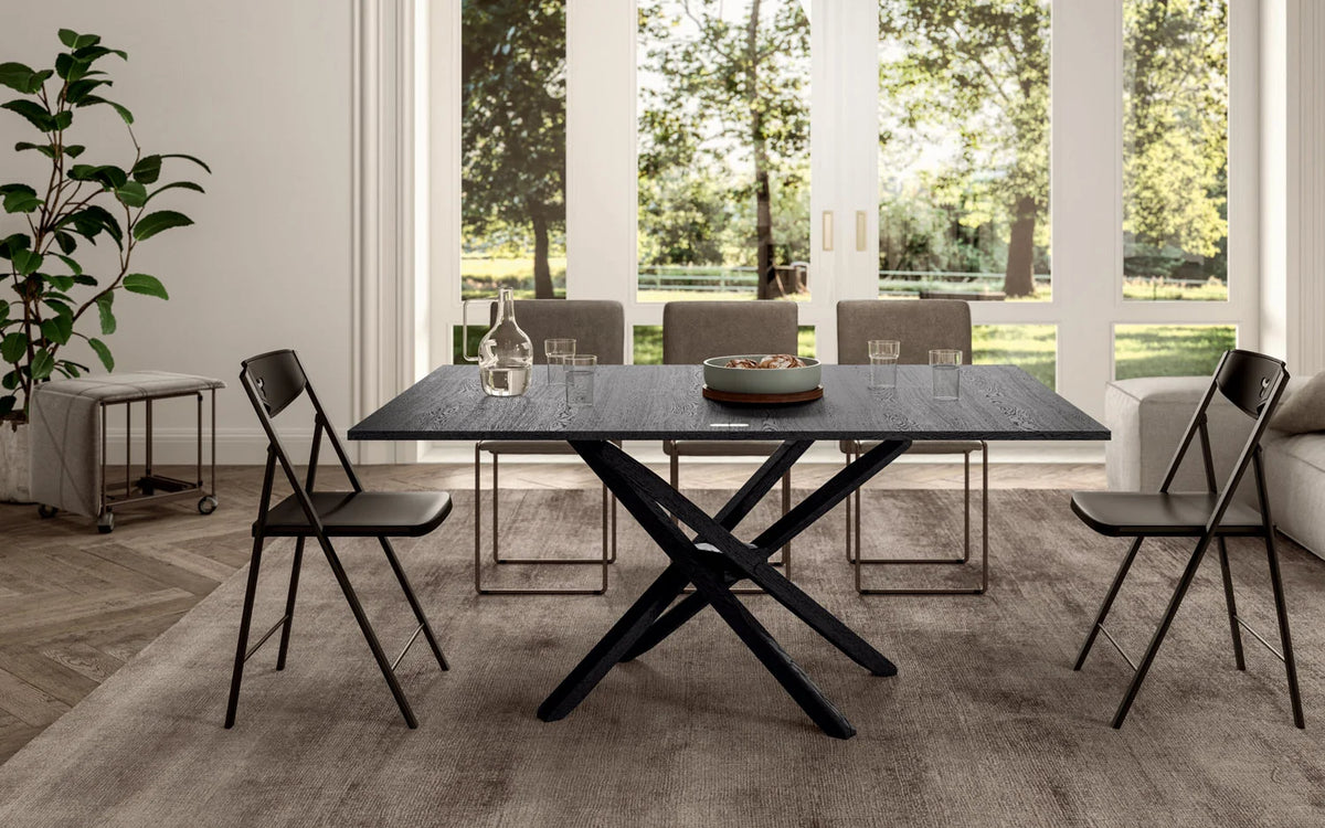 Table basse relevable et extensible en bois Su&Giù Ozzio – vue 2