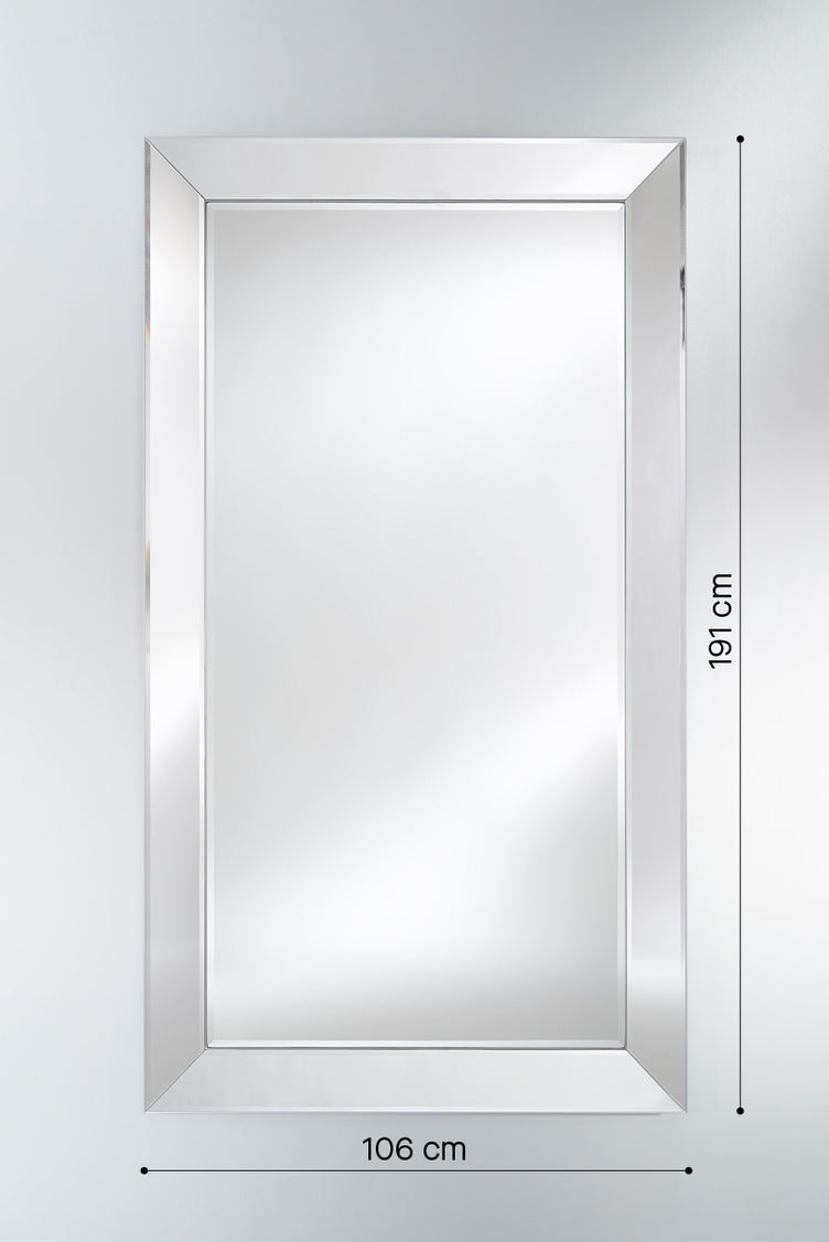 Large rectangular wall design mirror - Integrola