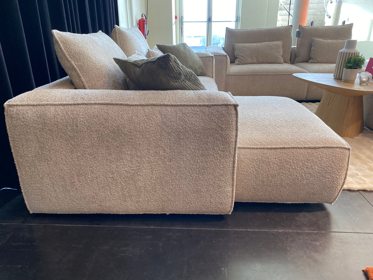 Beige corner sofa 237x163cm - Lievelle
