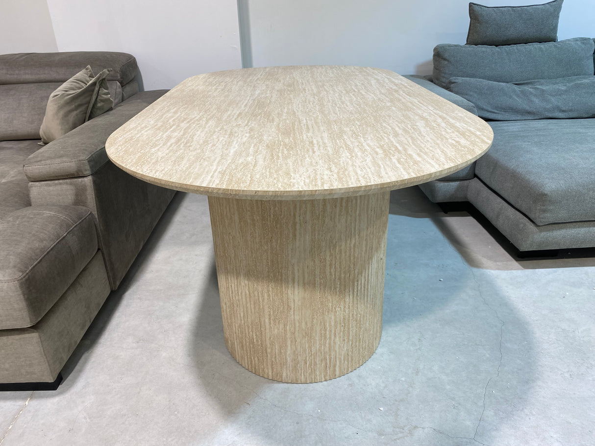 Black oval table 200x100 or 220x110cm - Lagosy