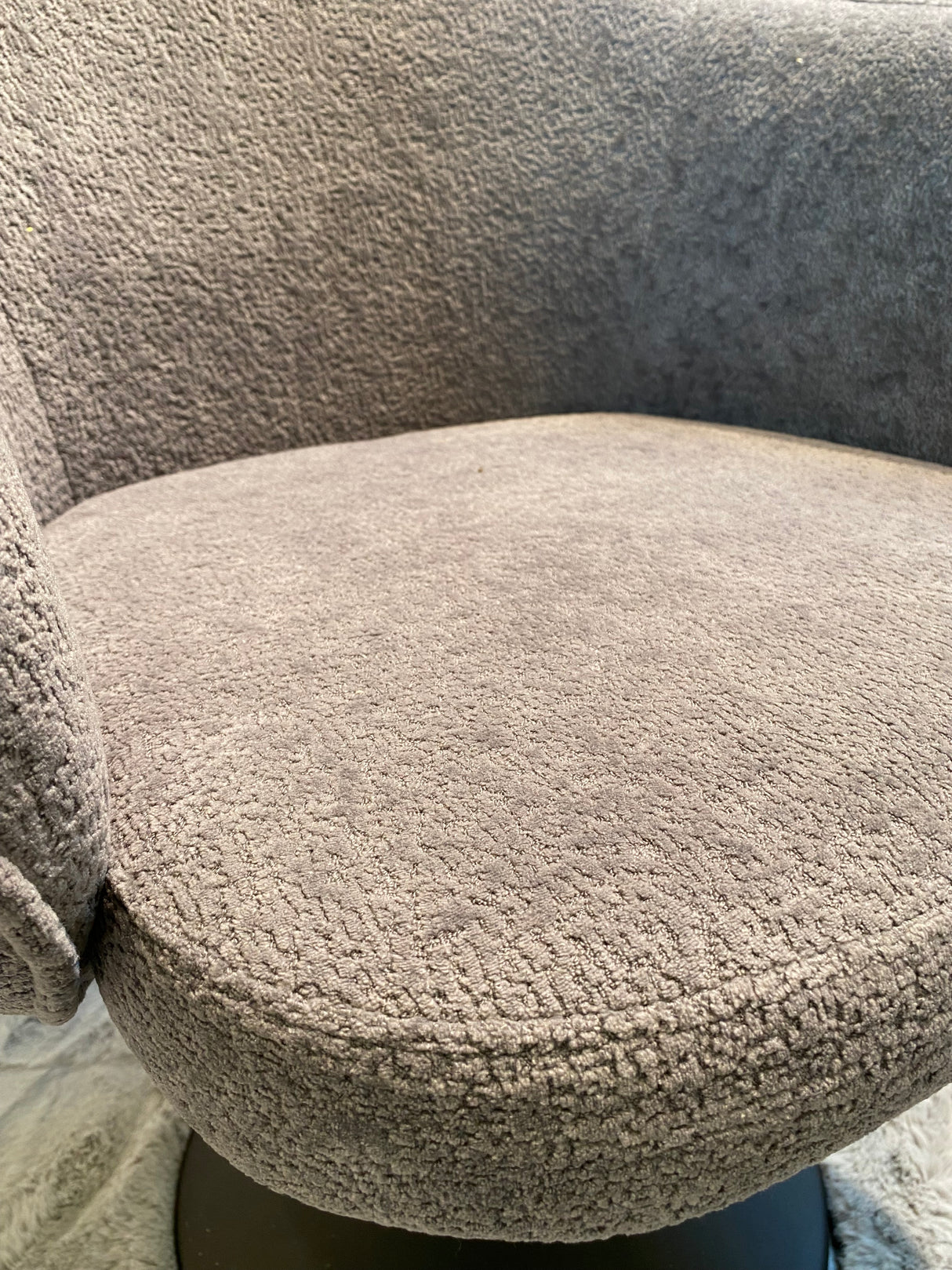 Détail assise - Calise - tissu 100% polyester 