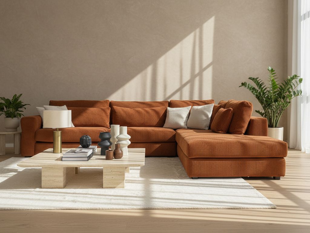 Corduroy corner sofa 288x246 - Riny