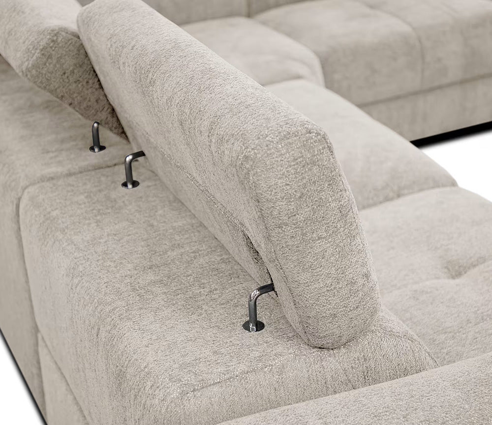 Canapé d'angle en tissu beige - BUT - Souffle d'intérieur