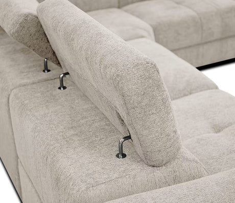 Canapé d'angle en tissu beige - BUT - Souffle d'intérieur