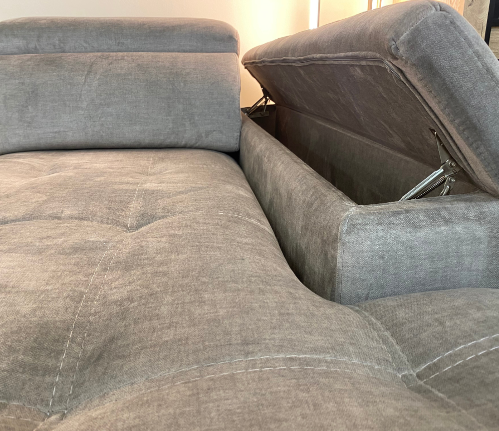 Canapé d'angle assises coulissantes - Maggy