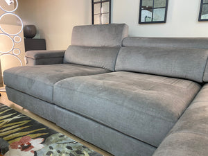 Canapé d'angle assises coulissantes - Maggy