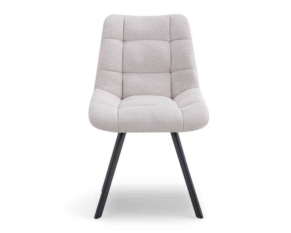 Chaise de salle à manger design de luxe couleur beige - Rousseau - Souffle d'intérieur