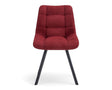 Chaise de salle à manger moderne couleur rouge vibrante - Rousseau - Souffle d'intérieur