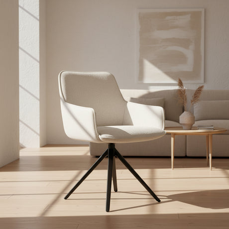 Chaise pivotante de salle à manger - Akante - Souffle d'intérieur