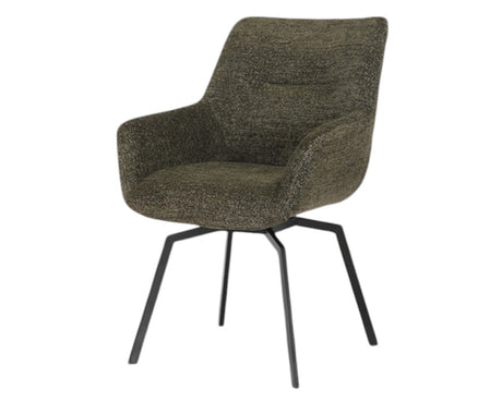 Chaise pivotante salle a manger écru - Rousseau Furniture - Souffle d'Intérieur
