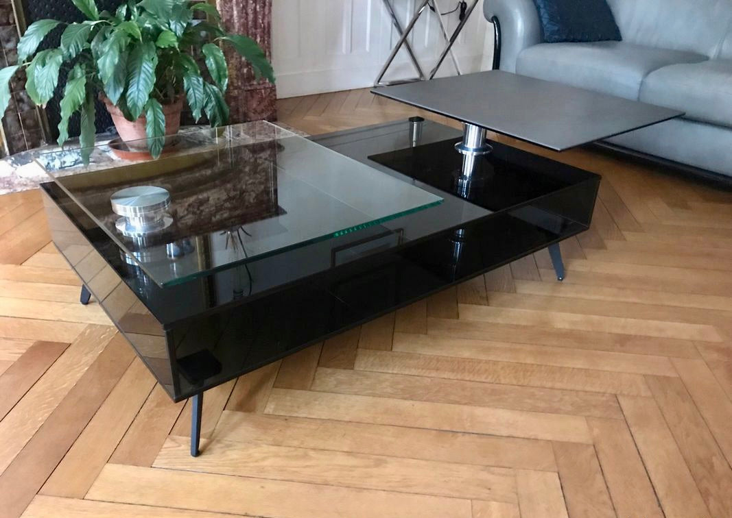 Glass ceramic coffee table 110x65cm - Matisse