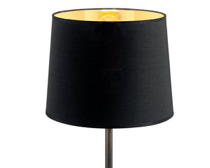 Lampe à poser design de table noir et doré -  SOUFFLE D'intérieur