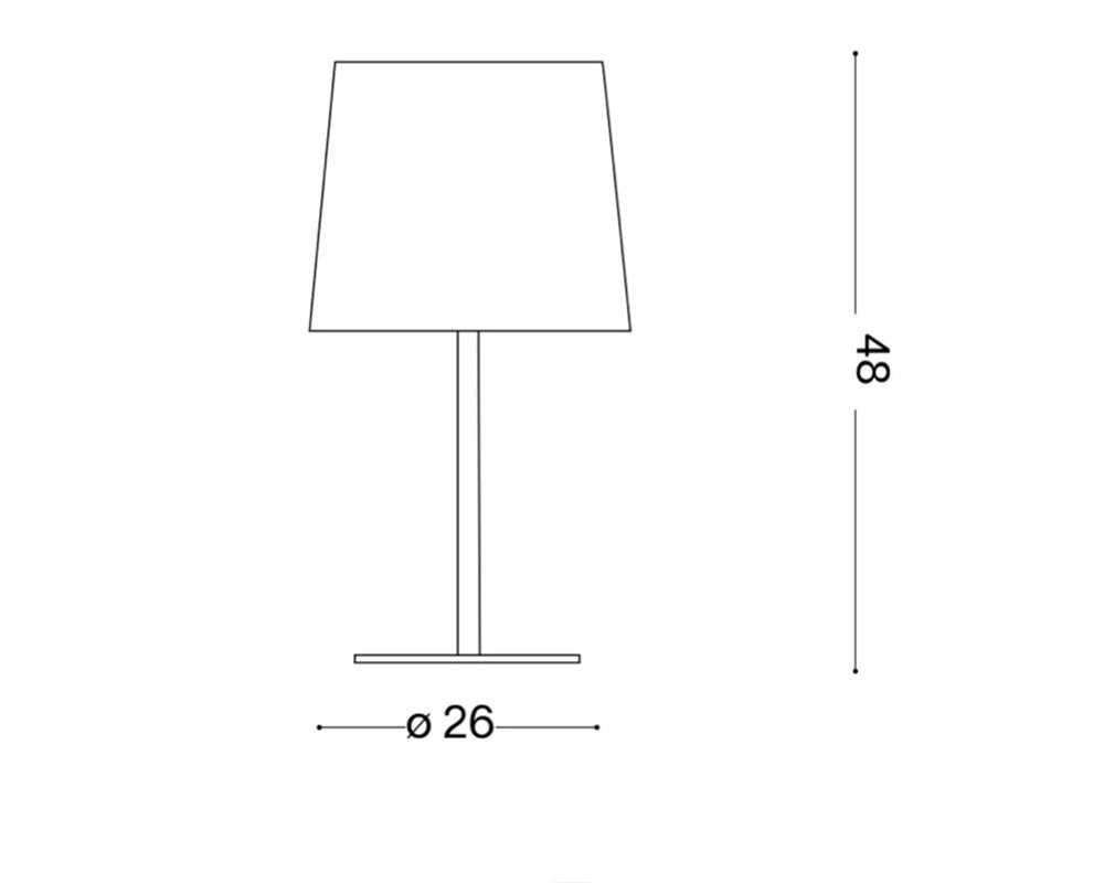 Lampe à poser design de table noir et doré -  SOUFFLE D'intérieur