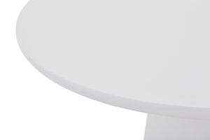 Table à manger ronde effet ciment – Tavy Ronde