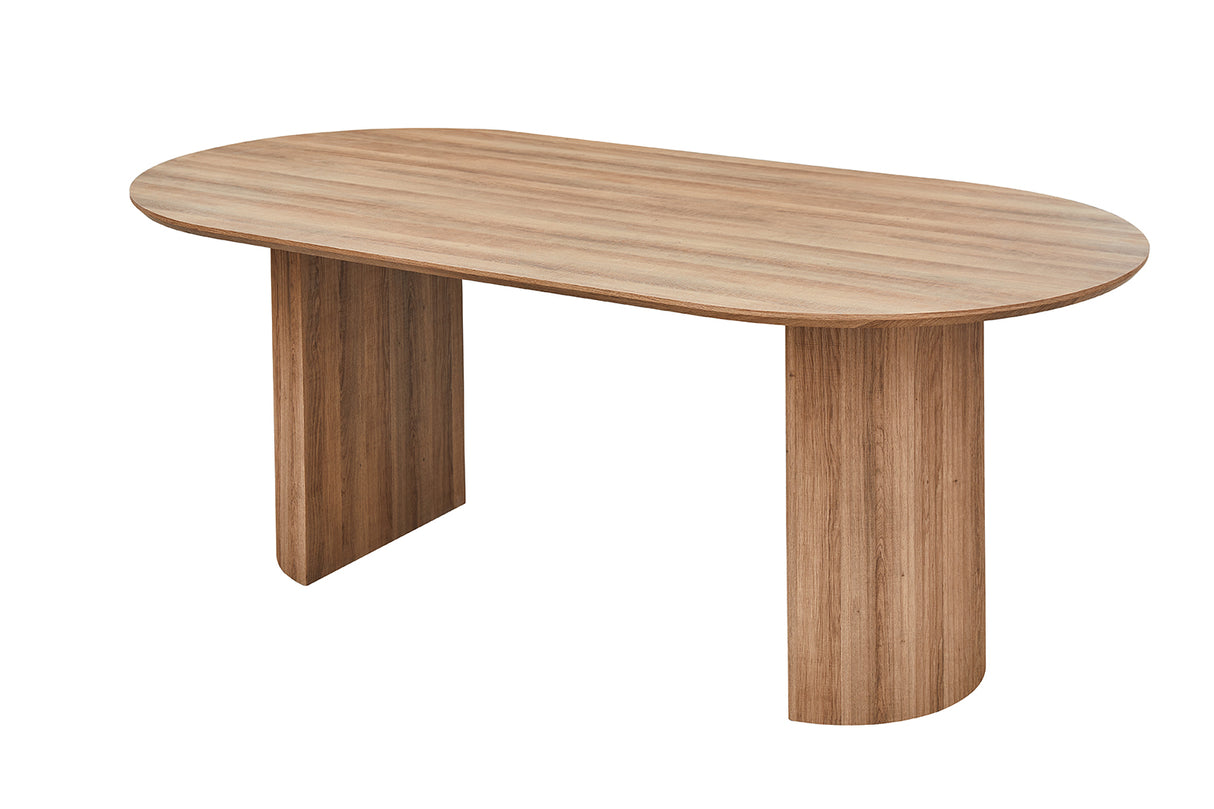 Black oval table 200x100 or 220x110cm - Lagosy