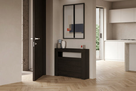 Console extensible Slimmy fermée, seulement 18 cm de profondeur, idéale pour une entrée ou un couloir