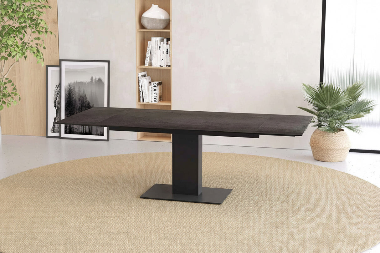 Table céramique rouille extensible  - Connexion