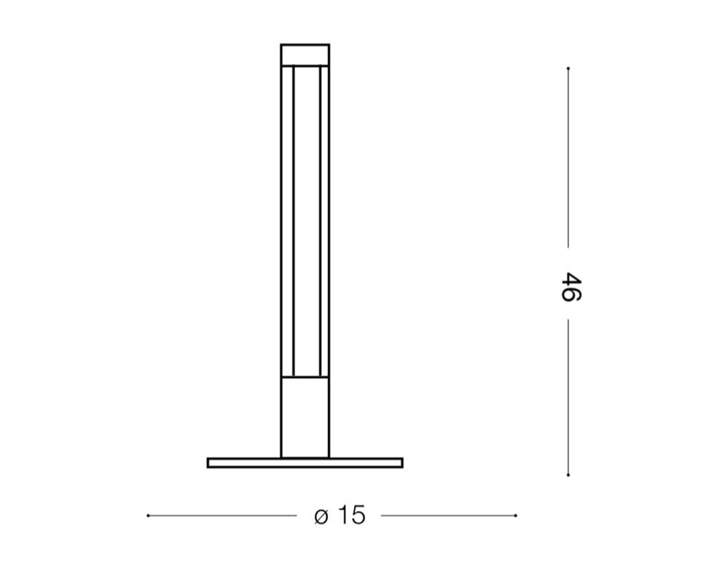 Lampe à poser design de table led blanche -  SOUFFLE D'intérieur