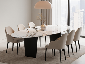 Oval ceramic table 240cm to 320cm - David