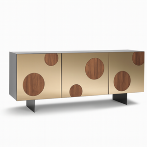 Low sideboard 3 doors L180 H80 D50cm - Mohara