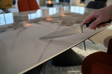 Céramique anti-rayure - couteau glissant sans trace