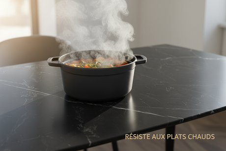 Céramique résistante aux plats chauds - Table Ares