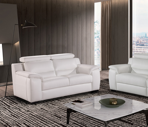 3 seater leather relax sofa 216cm - Brenda