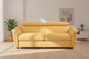 canape 3 places  en cuir convertible rapido avec vrai matelas