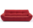 canapé 3 places rouge design luxe - Souffle d'intérieur - Aerre italia