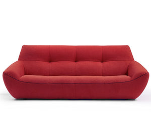 canapé 3 places rouge design luxe - Souffle d'intérieur - Aerre italia