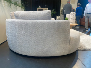 Beige corner sofa 329x261cm - Martine